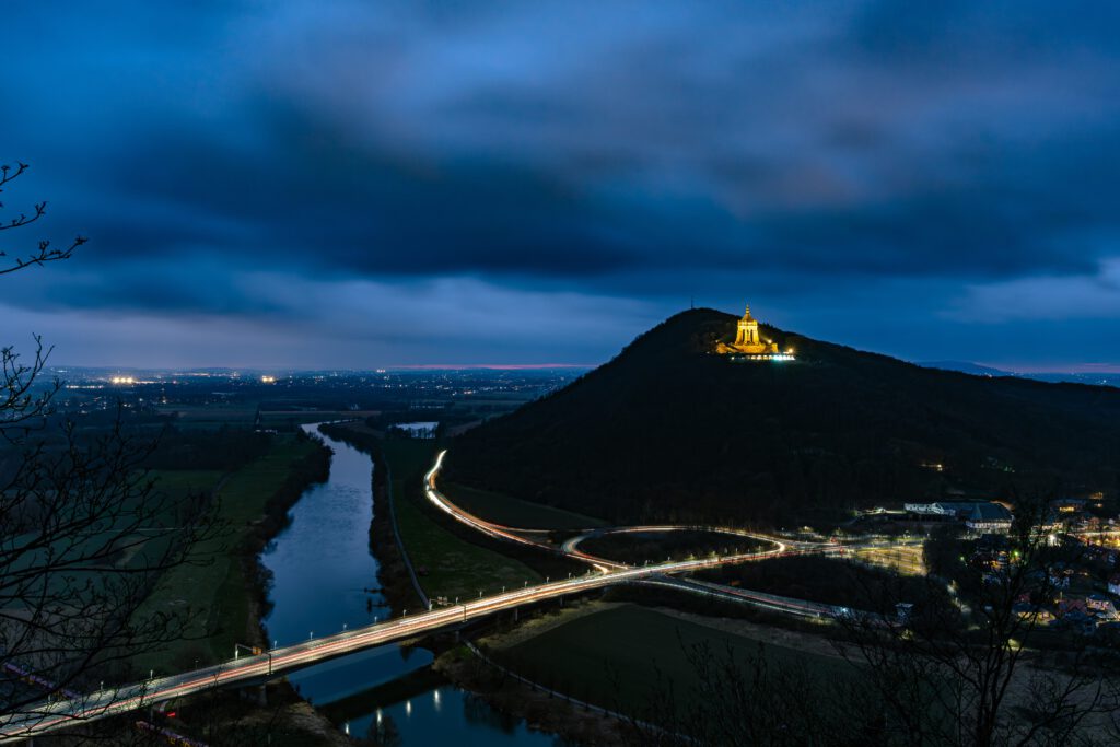 Kaiser Wilhelm Denkmal Blaue Stunde