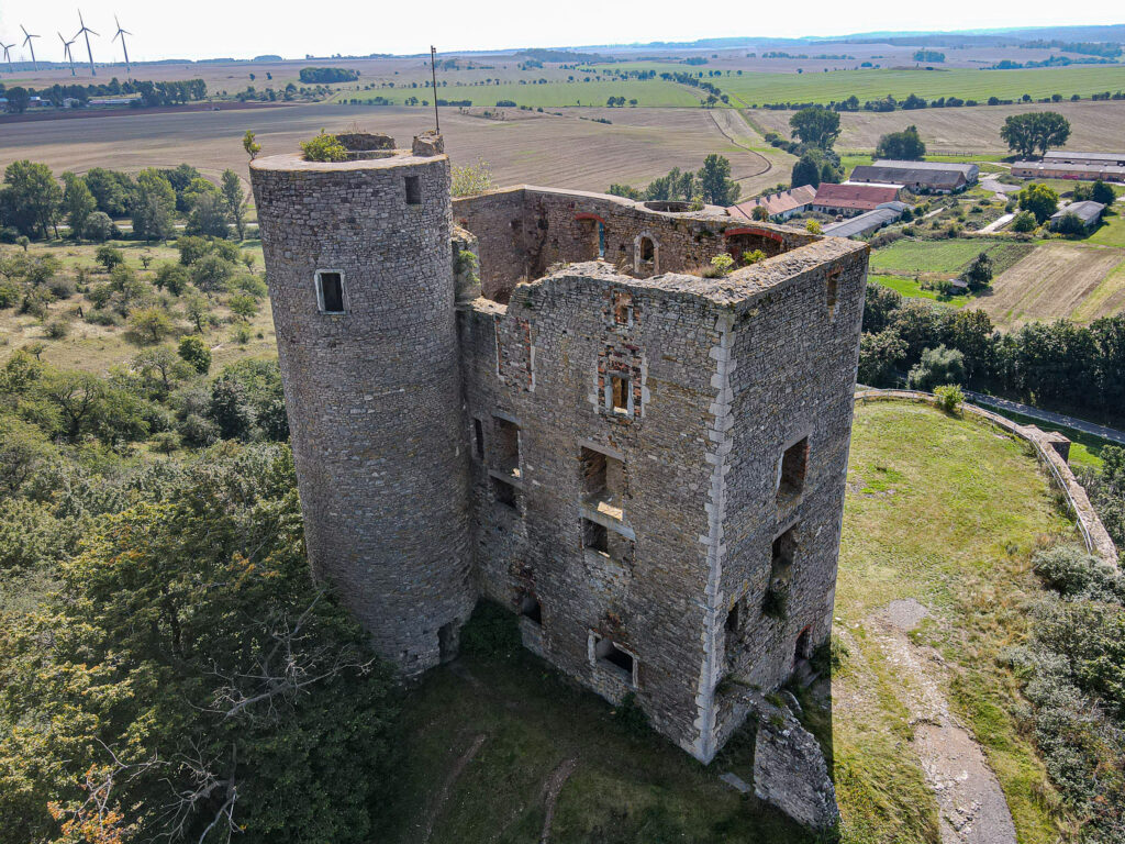 Burgruine arnstein von oben