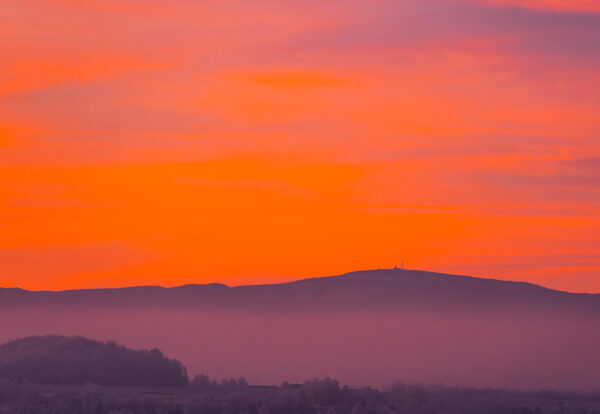 Der brocken am morgen
