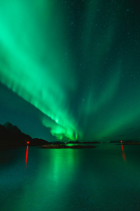 Polarlicht in Henningsvaer