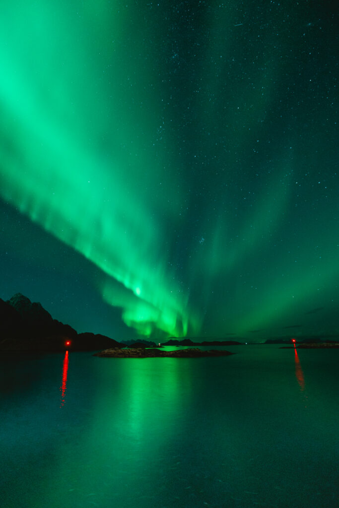 Polarlicht in Henningsvaer