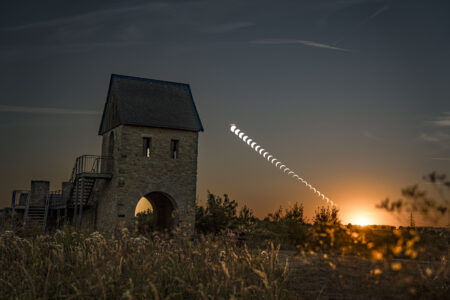 Sonnenfinsternis Kaiserpfalz Werla