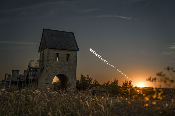 Sonnenfinsternis Kaiserpfalz Werla